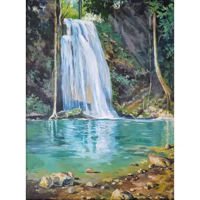 Купить картину Водопад в Москве от художника Камалов Руслан