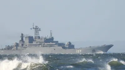 Российский боевой корабль вышел из порта Саттахип в Таиланде
