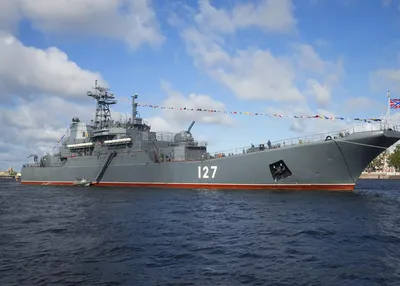 Российский военный корабль был обнаружен у берегов Великобритании.