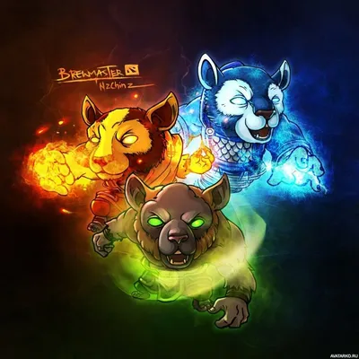 Разделившийся на трёх воинов Brewmaster в игре Dota 2 — Фото на аву | Dota  2, Dota 2 wallpaper, Fantasy art