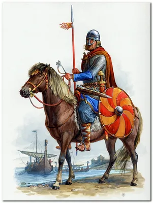 Костюм-доспех воина Княжеской Руси 14 века.