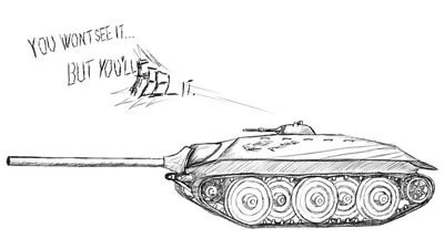 Обои для рабочего стола World of Tanks танк Е-100 Alligator 3D
