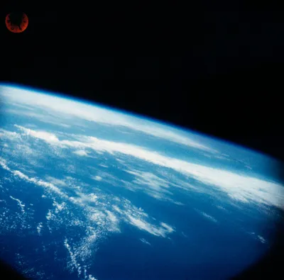 Как выглядит Земля из космоса - уникальные фото с орбиты Луны - орбитальный  аппарат Danuri