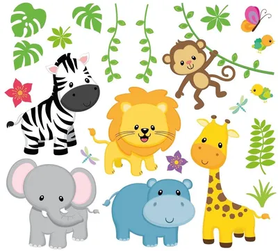 Набор фигурок диких животных для детей - 8 шт. - купить с доставкой по  выгодным ценам в интернет-магазине OZON (770791424)