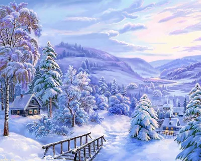 Картинки зима новый год фотографии