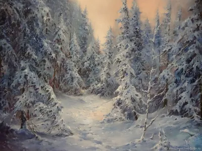 Рисунок Зимой в лесу №38194 - «Зимняя сказка» (16.01.2024 - 14:48)