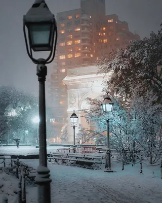 Зимний вечер в городе / Зимний вечер в городе / Фотография на PhotoGeek.ru