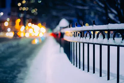 Фото: Зимний вечер в городе. Фотолюбитель Anna Zarubina. Путешествия.  Фотосайт Расфокус.ру