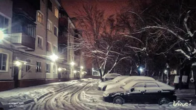 Вечерний зимний город - 58 фото