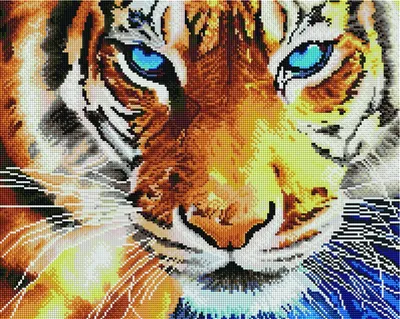 Алмазная мозаика Взгляд тигра (Brushme GF459) купить недорого.