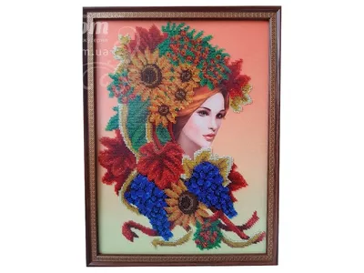 Большая картина бисером \"Павлины\" полная зашивка 130*70 см декор №542887 -  купить в Украине на Crafta.ua