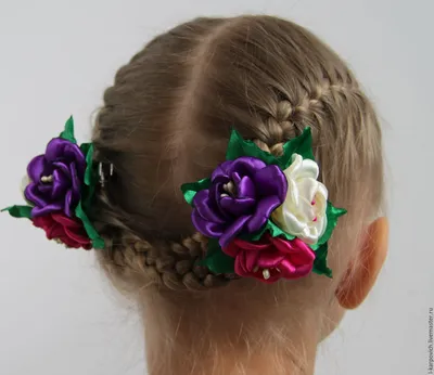Flowers Kanzashi petals Twisted ✄ Anastasia Kulikova - YouTube
