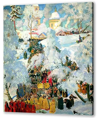Ожившая история на картинах Кустодиева | Пикабу