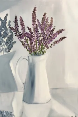 Пейзаж с лавандой» картина Жалдака Эдуарда маслом на холсте — купить на  ArtNow.ru