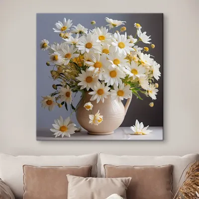 Картина Ромашки. Размеры: 40x50, Год: 2020, Цена: 0 рублей Художник  Лагутина Марина
