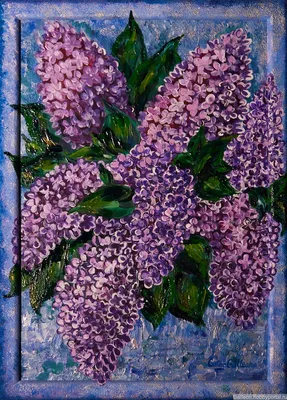 Сирень. Бузок. Картина маслом на холсте. №620668 - купить в Украине на  Crafta.ua