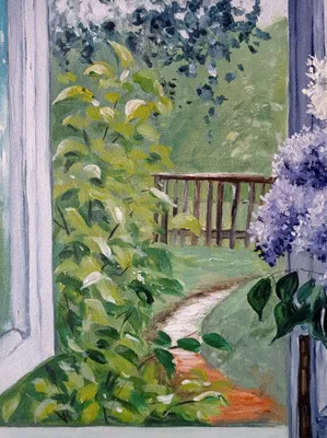 Картина Белая сирень. Размеры: 50x60, Год: 2020, Цена: 18000 рублей  Художник Когай Жанна Анатольевна