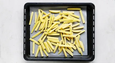 Картошка фри в духовке без масла, пошаговый рецепт с фото