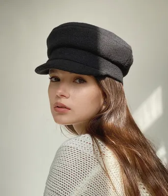 Кепи картуз женский демисезонный шерстяной D.Hats цвет черный - лучшее  предложение от интернет магазина Zina Magazin