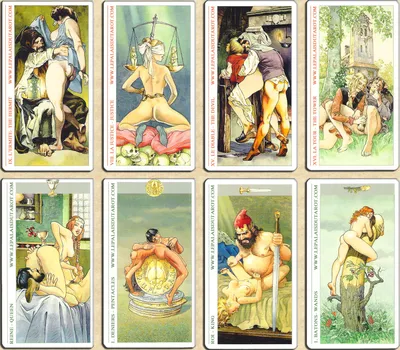 Карты Таро \"Декамерон\", Decameron Tarot, Оракул, Гадание, Качественный  репринт, Эротические карты Таро + Подарок к заказу - купить с доставкой по  выгодным ценам в интернет-магазине OZON (569483626)