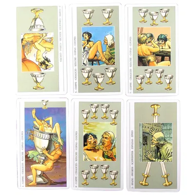 78 листов Decameron Tarot 78 Оригинальный Decameron Tarot Deck Fortune  Telling Game для начинающих профессиональных читателей | AliExpress