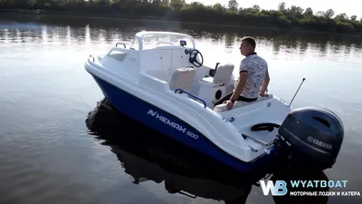 Обзор комбинированного катера НЕМАН 500 с мотором YAMAHA F80 DETL - YouTube