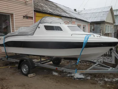 Неман 500 DC New. Тент \"Полурубка\" - ВсеДляЛодки.рф