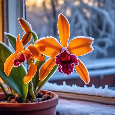 Орхидея Каттлея 12/35 см купить в Самаре - Зеленая Страна