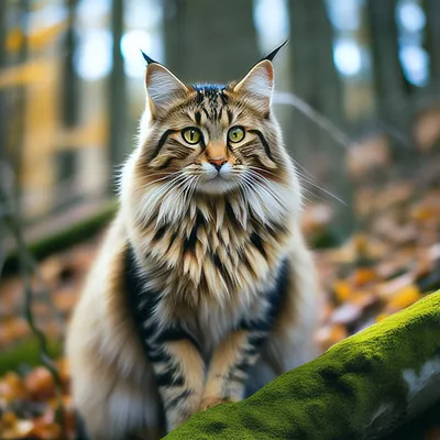 Фотография Кавказской лесной кошки - разные размеры