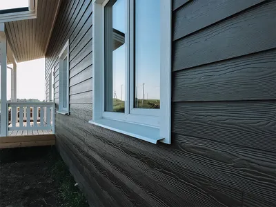 Рельефные фасадные панели CEDRAL wood / КЕДРАЛ вуд (фактура под дерево) С01  Белый минерал