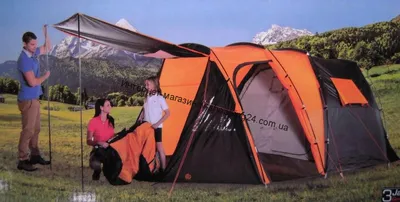 Kampa Brean каркасные кемпинговые палатки купить с доставкой • Retrailer