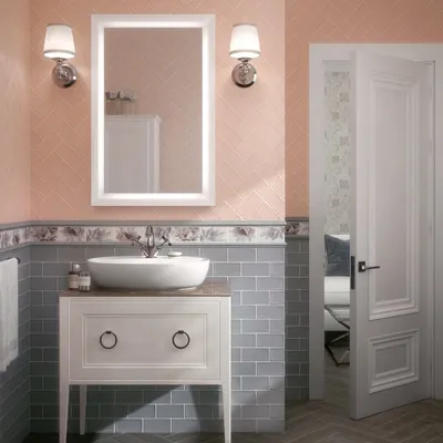 Керамическая плитка Kerama Marazzi Монфорте белый блестящий обрезной 40x120  14000R купить в Пензе | Центр Керамогранита