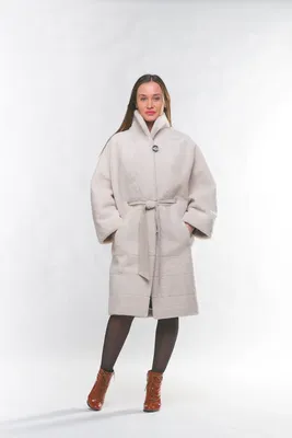 Купить в Уфе Пальто из меха овчины Керли FAVORIT Т-2305 | Империя Меха