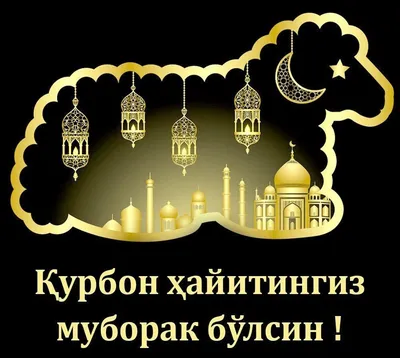 🌙Курбон Хайитингиз Муборак Булсин! С праздником Курбан Хайит! ⠀ В этот  прекрасный праздник желаем всем семейного тепла, крепкого здоровья… |  Instagram