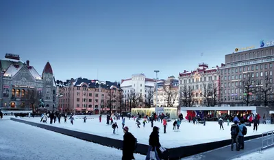 Хельсинки зимой редакционное фото. изображение насчитывающей бело -  174064981