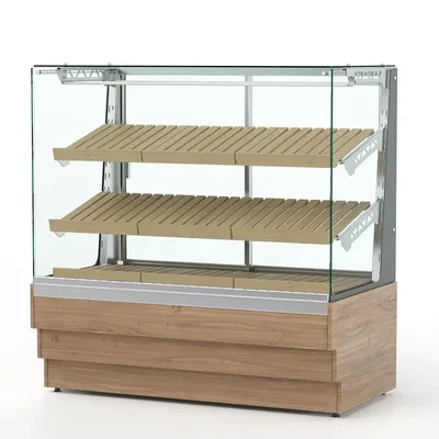 Витрина хлебная нейтральная закрытая (3 полки) RKВ21AZ Crystal  950x700x1320мм купить по акции в Челябинске