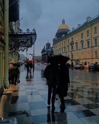 Дождливый Питер осенью // St.Petersburg aesthetics rainy day | Life,  Landmarks, Louvre