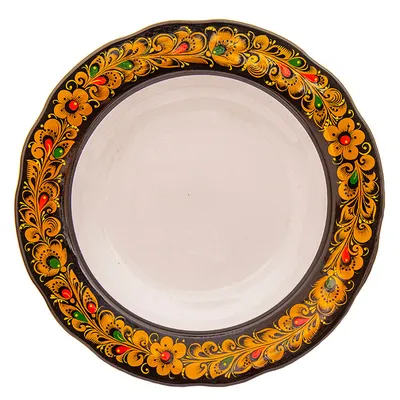 Хохлома | Russian folk art, Flower art painting, Flower drawing