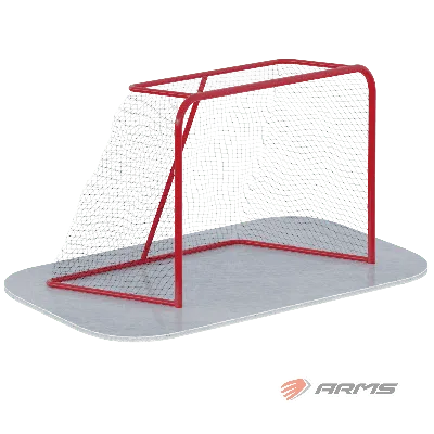 Ворота хоккейные 183х122 см, цельносварные на шпильках купить в Москве –  цена 15 790 ₽ в интернет-магазине Sportkorobka.ru