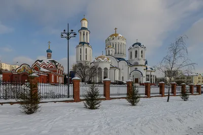 Деревенский православный храм зимой, Россия - Железнов Леонид