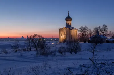Успенский храм зимой (фото). – Официальный сайт Успенского кафедрального  собора в г. Сергиев Посад