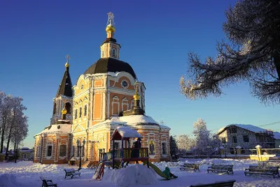 Храм Воскресения Христова зимой