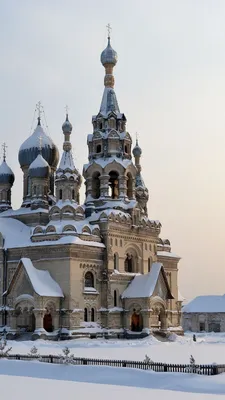 Обои храмы, зимой, церкви, раздел Природа, размер 1920x1200 HD WUXGA -  скачать бесплатно картинку на рабочий стол и телефон
