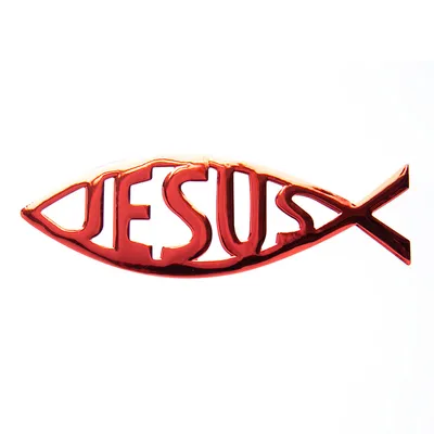Купить Иисус Рыба 3D Автомобильная наклейка Мягкий ПВХ Хромированная  Эмблема Значок Стайлинга Автомобилей Украшение Водонепроницаемая Наклейка  Христианская Наклейка Наклейка | Joom