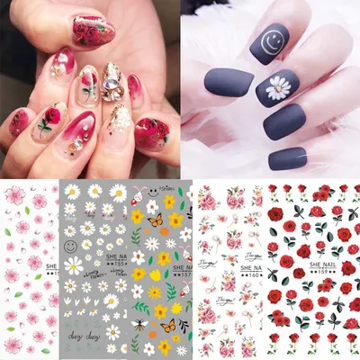 Маникюр с цветами на ногтях - идеи рисунков, варианты красивого дизайна