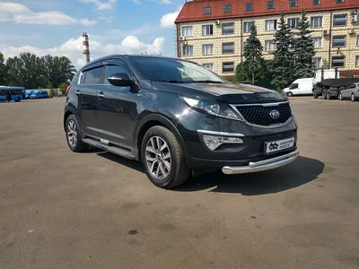 Тюнинг для KIA Sportage 2014-2016 - Защита передняя нижняя 60,3 мм - ТСС  Тюнинг