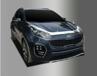 Тюнинг обвес переднего бампера Вариант 1 KIA Sportage 2010-2016 (Киа  Спортейдж 3) купить с доставкой по России