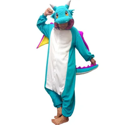 Blue Dragon Kigurumi Onesie - 4kigu