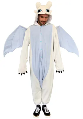 How to Train Your Dragon Adult's Light Fury Kigurumi