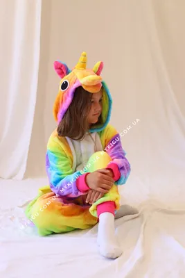 Пижама кигуруми радужный единорог детский (1001) (ID#1309328341), цена: 799  ₴, купить на Prom.ua